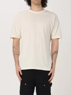 T-shirt in cotone con stampa logo Disclaimer