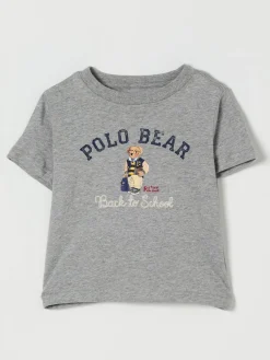 T-shirt in cotone con stampa Orso Polo Ralph Lauren