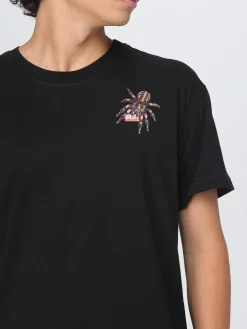 T-shirt in cotone con stampa grafica Diesel