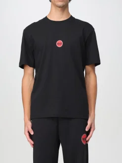 T-shirt in cotone con stampa logo Hugo