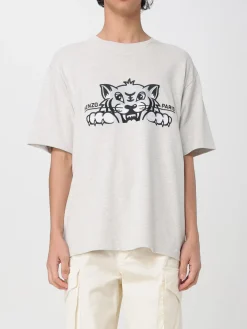 T-shirt in cotone con stampa Tiger Kenzo
