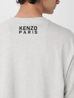 T-shirt in cotone con stampa Tiger Kenzo