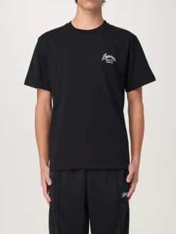 T-shirt in cotone con stampa logo Barrow