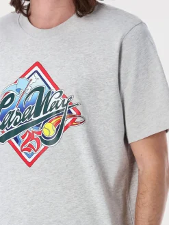 T-shirt in cotone con stampa logo Casablanca