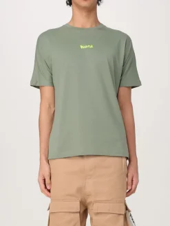 T-shirt in cotone con stampa logo Disclaimer