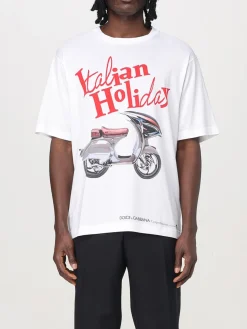 T-shirt in cotone con stampa grafica Dolce & Gabbana