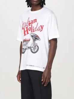 T-shirt in cotone con stampa grafica Dolce & Gabbana