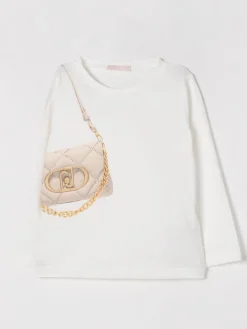 T-shirt in cotone con stampa bag Liu Jo
