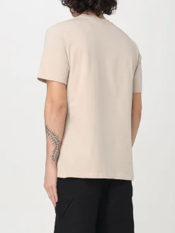 T-shirt in cotone con stampa logo Disclaimer