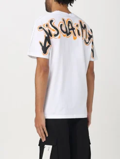 T-shirt in cotone con stampa logo Disclaimer