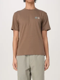 T-shirt in cotone con stampa grafica Emporio Armani