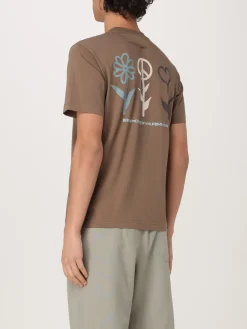 T-shirt in cotone con stampa grafica Emporio Armani