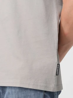 T-shirt in cotone con stampa logo Moose Knuckles