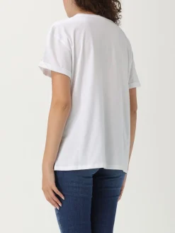 T-shirt in cotone con strass Liu Jo