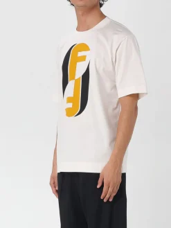 T-shirt in cotone FF Fendi
