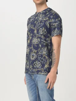 T-shirt in cotone paisley Etro