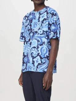 T-shirt in cotone paisley Etro
