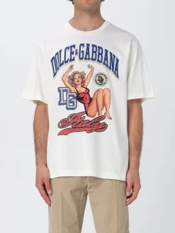 T-shirt in cotone stampata Dolce & Gabbana