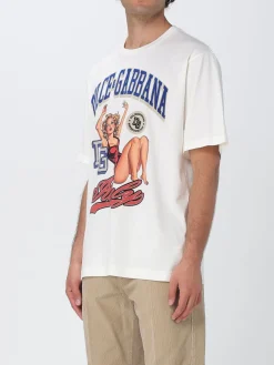 T-shirt in cotone stampata Dolce & Gabbana