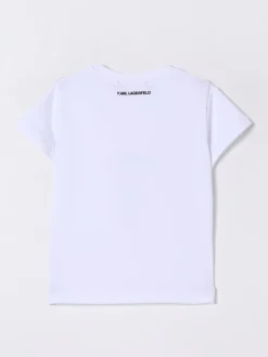 T-shirt in cotone stampata Karl Lagerfeld Kids