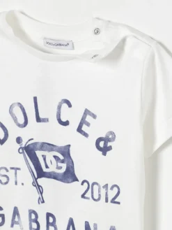 T-shirt in cotone stampata Dolce & Gabbana