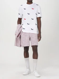 T-shirt in cotone stampata Thom Browne