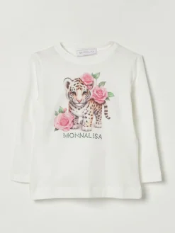 T-shirt in cotone stampata Monnalisa