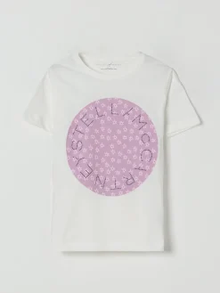 T-shirt in cotone stampata Stella McCartney Kids