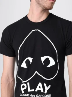 T-shirt in cotone stampata Comme Des Garcons Play