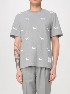 T-shirt in cotone stampata Thom Browne