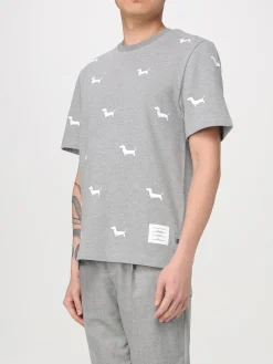 T-shirt in cotone stampata Thom Browne