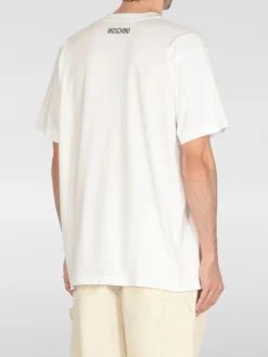 T-shirt in cotone stampata Moschino Couture