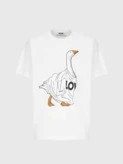 T-shirt in cotone stampata Moschino Couture