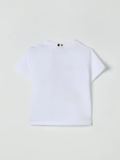 T-shirt in cotone stampata Boss