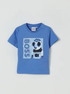 T-shirt in cotone stampata Boss