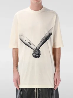 T-shirt in cotone stampata Rick Owens