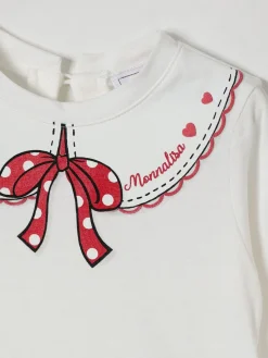 T-shirt in cotone stampata Monnalisa