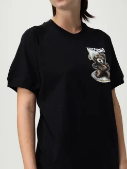 T-shirt in cotone Teddy Moschino Couture