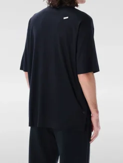 T-shirt in lyocell e cotone Emporio Armani