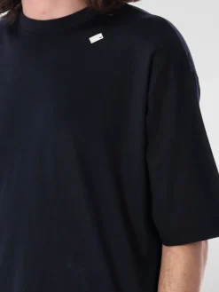 T-shirt in lyocell e cotone Emporio Armani