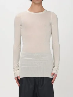 T-shirt in misto seta semi trasparente Rick Owens