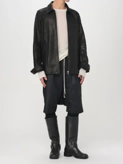 T-shirt in misto seta semi trasparente Rick Owens