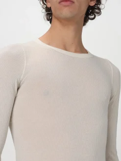 T-shirt in misto seta semi trasparente Rick Owens