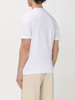 T-shirt in viscosa con logo EA7