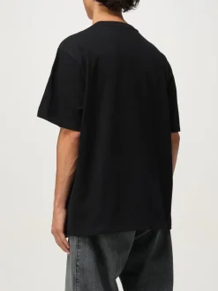 T-shirt JW Anderson in cotone con logo ricamato