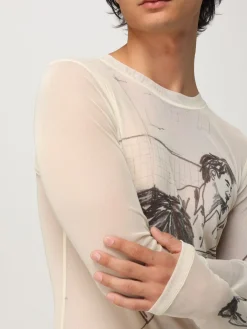 T-shirt JW Anderson in jersey stampato