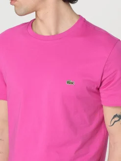 T-shirt Lacoste in cotone con mini logo