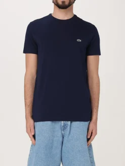 T-shirt Lacoste in cotone con mini logo