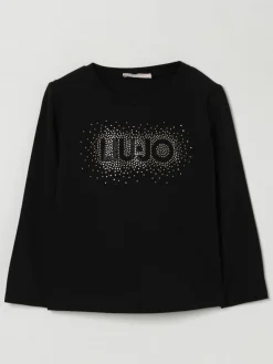 T-shirt Liu Jo in cotone con logo di strass