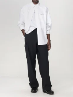 T-shirt Marni in cotone con mini logo